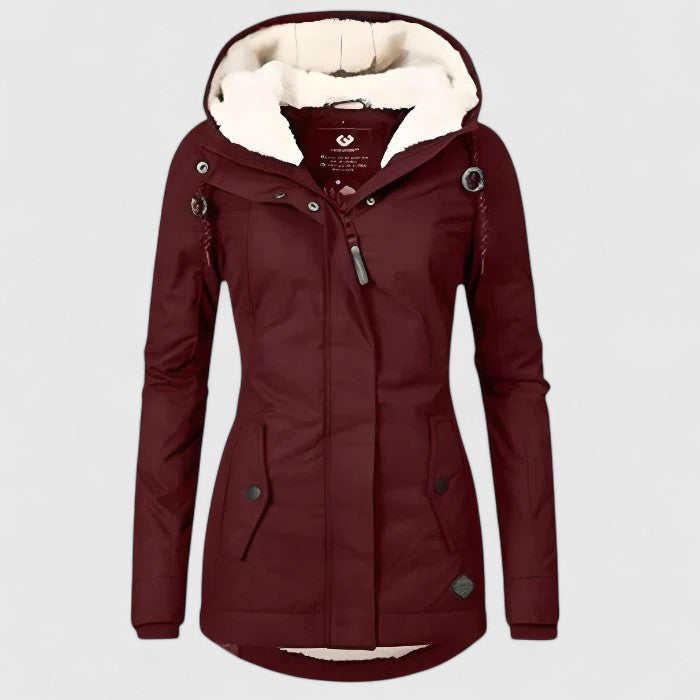 Women's Waterproof Winter Jacket with Hood