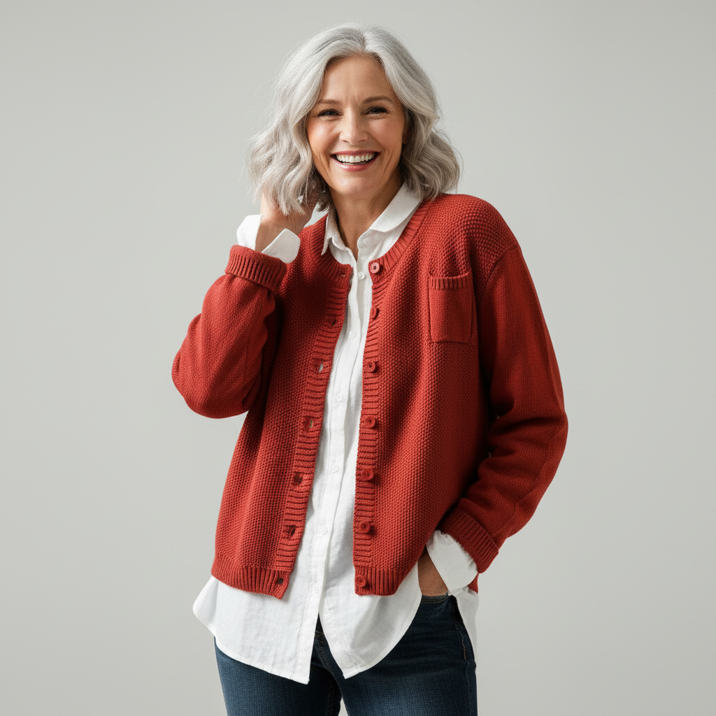 Cozy Elegant Women's Knit Cardigan