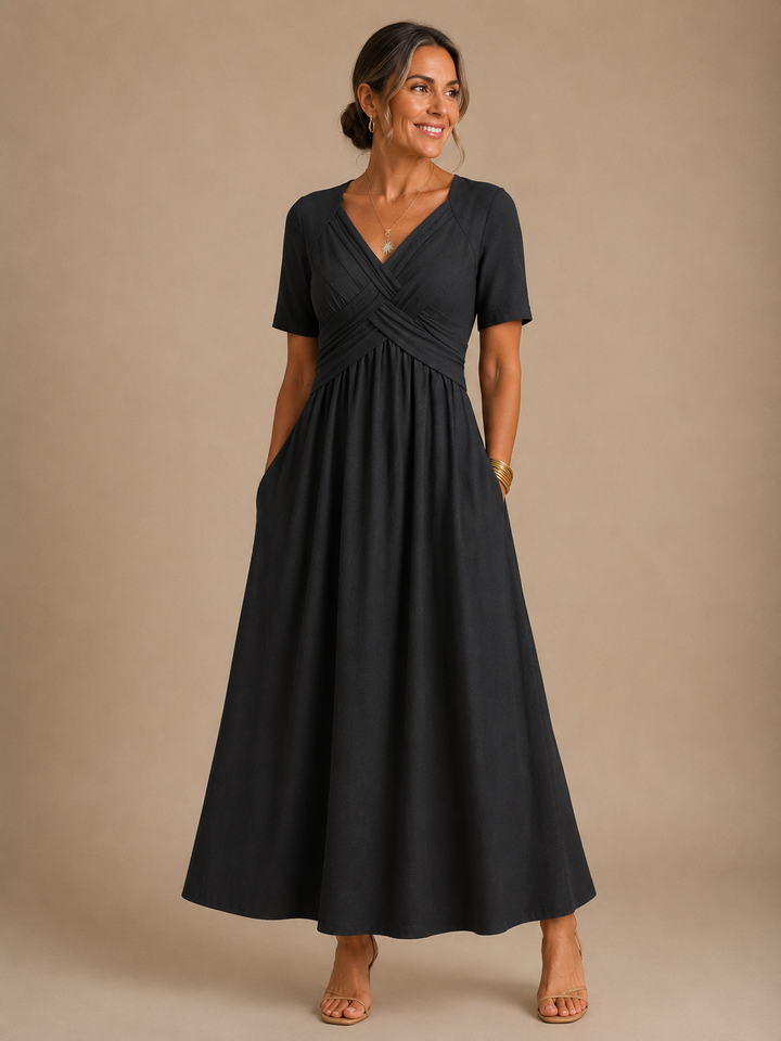 Elegant Flattering Women's Midi Dress
