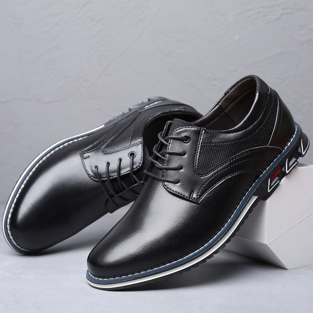Orthopedic Business Men's Lace-Up Shoes