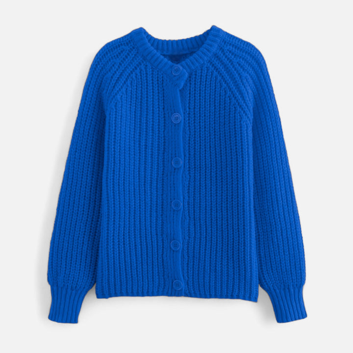 Classic Vintage Women's Crew Neck Cardigan