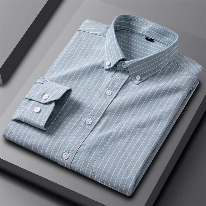 Classic Premium Men Oxford Button-Up Shirt