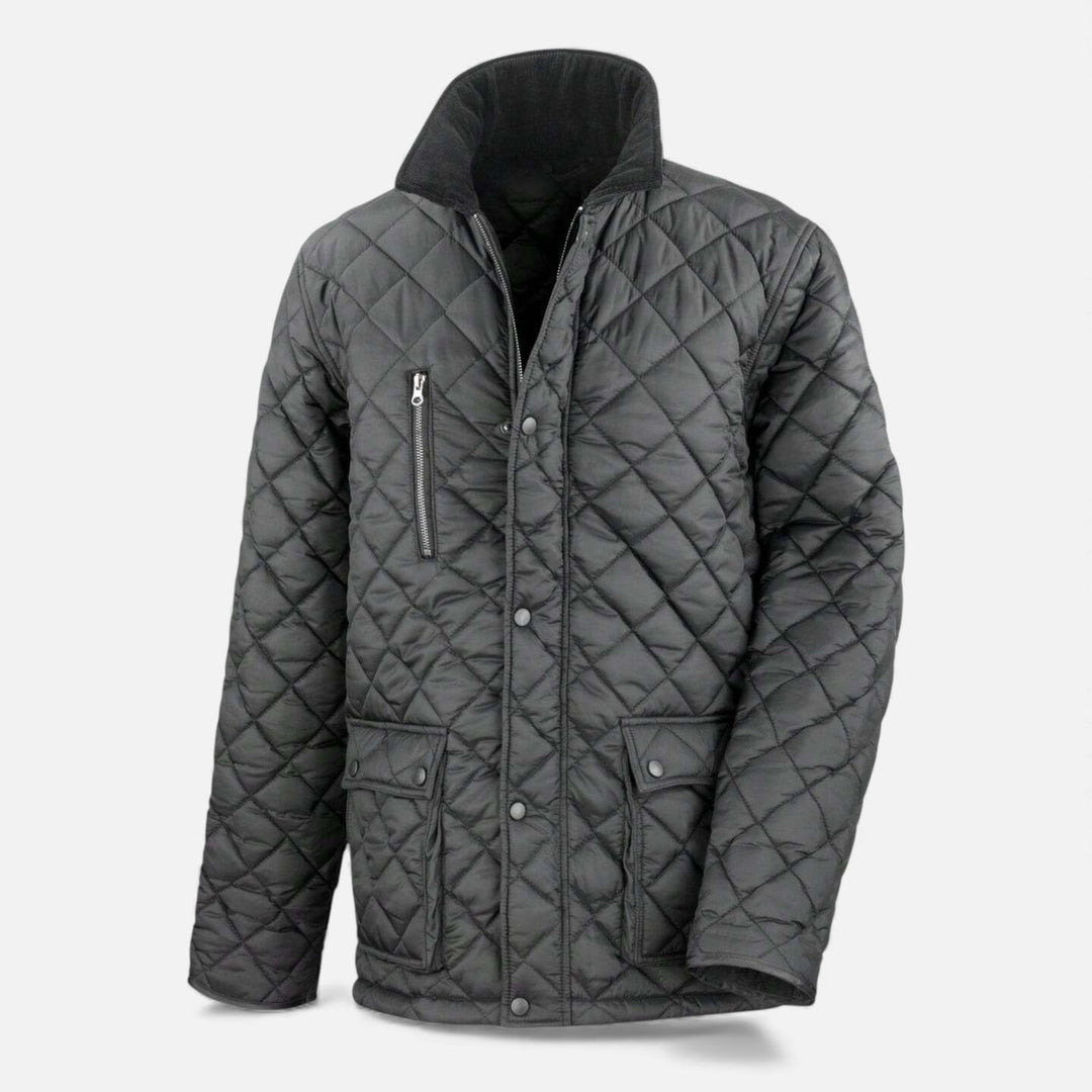 Quilted Lined Men's Winter Jacket