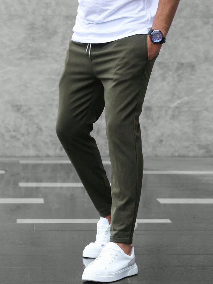 Men's Slim-Fit Stretch Casual Pants
