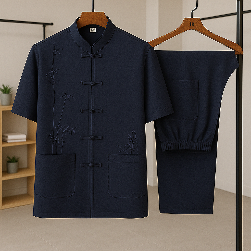Elegant Men's Silk Set