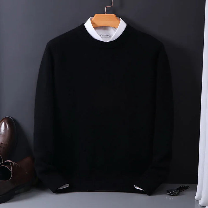 Premium Cashmere Men's Sweater - Classic Fit and Soft Quality