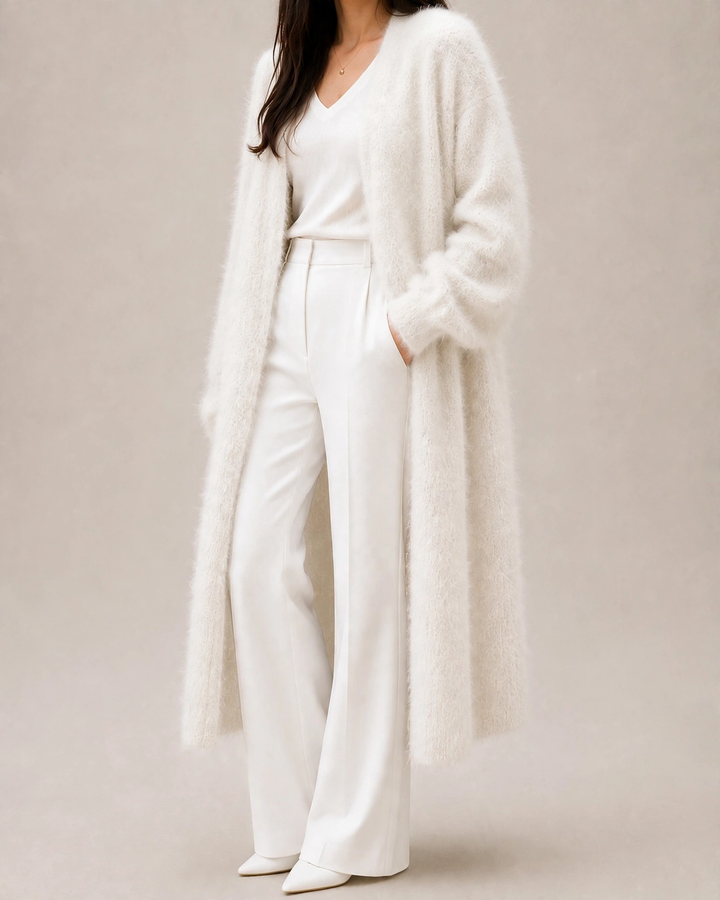 Soft Cozy Women's Mohair Cardigan