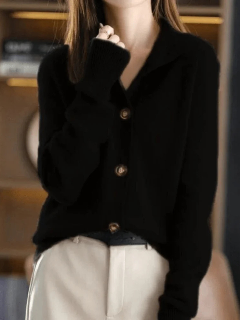 Cozy Classic Women's Button Cardigan