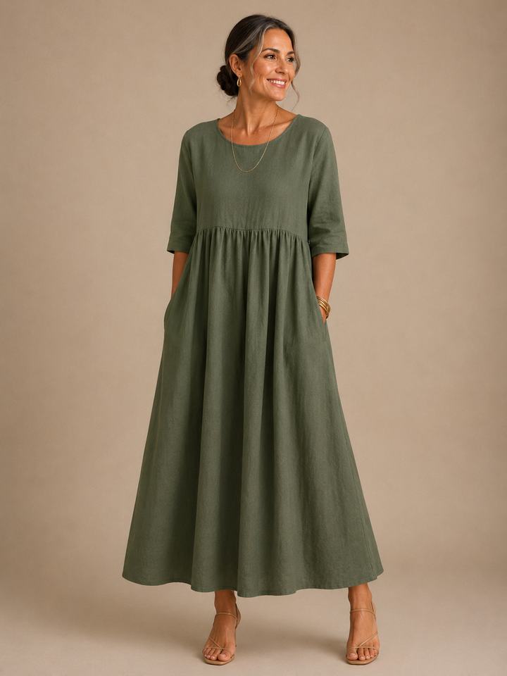 Elegant Breathable Women's Flattering Dress