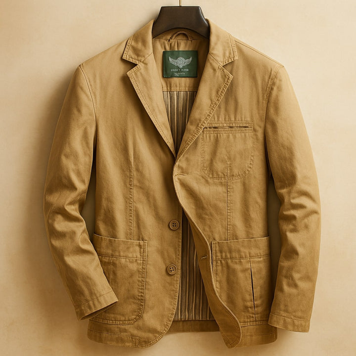 Versatile Modern Men's Cotton Utility Blazer