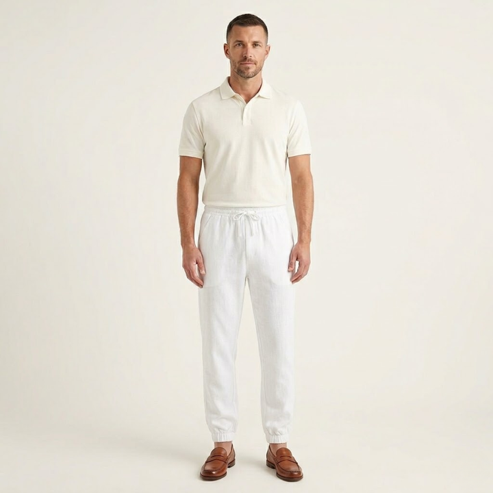 Lightweight Breathable Men's Cotton Jogger Pants