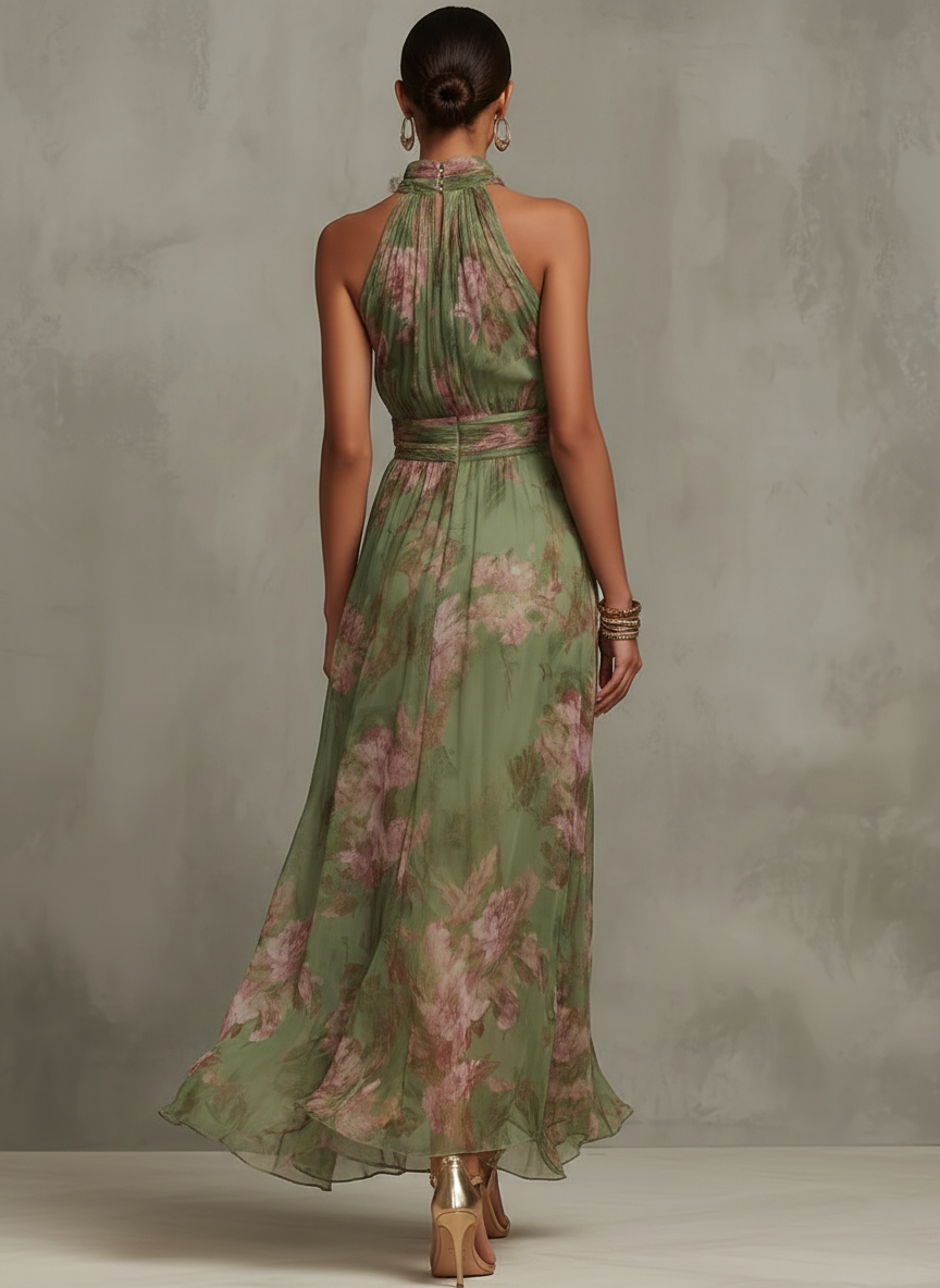 Elegant Summer Floral Dress for Women