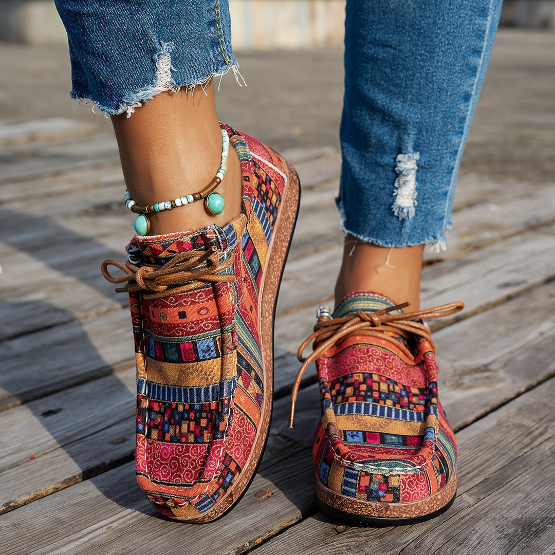 Women's Orthopedic Sneakers - Lightweight Comfortable Shoes with Cushioning