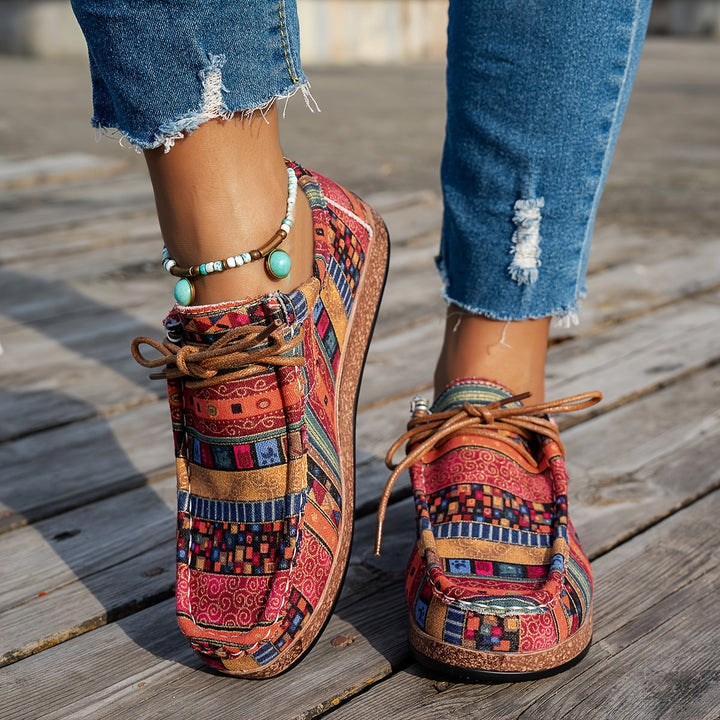 Women's Orthopedic Sneakers - Lightweight Comfortable Shoes with Cushioning