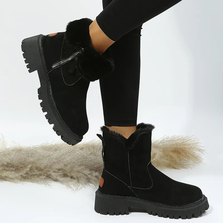 Lined Elegant Women's Ankle Boots