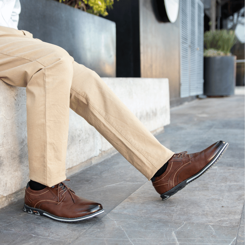 Orthopedic Business Men's Lace-Up Shoes
