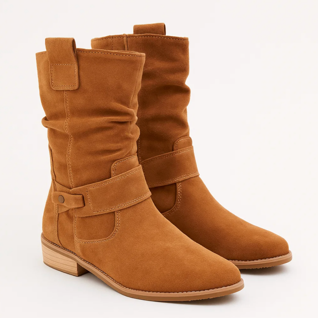 Elegant Suede Ankle Boots for Women