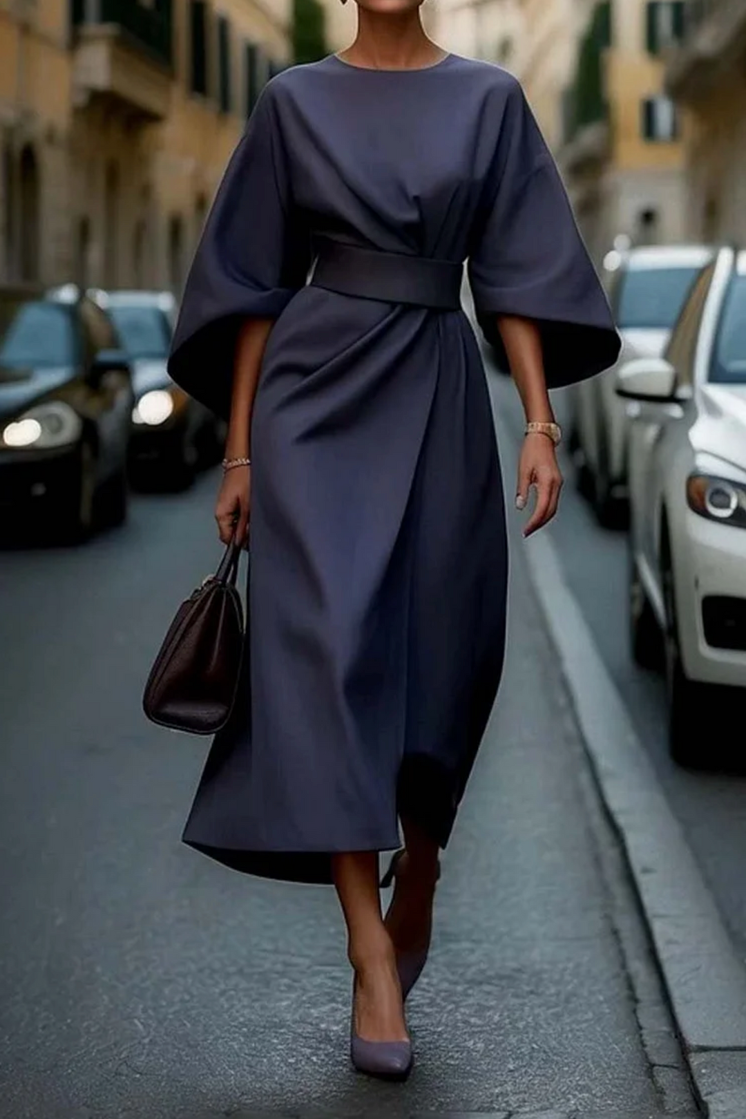 Elegant Sleeve Women's Summer Maxi Dress
