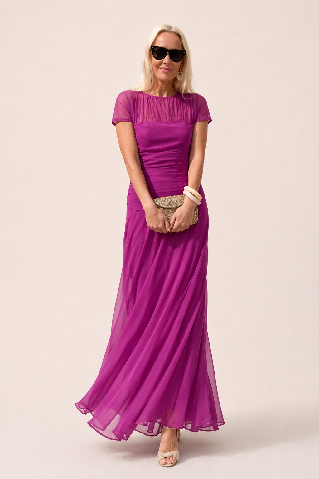 Elegant Lightweight Women's Chiffon Dress
