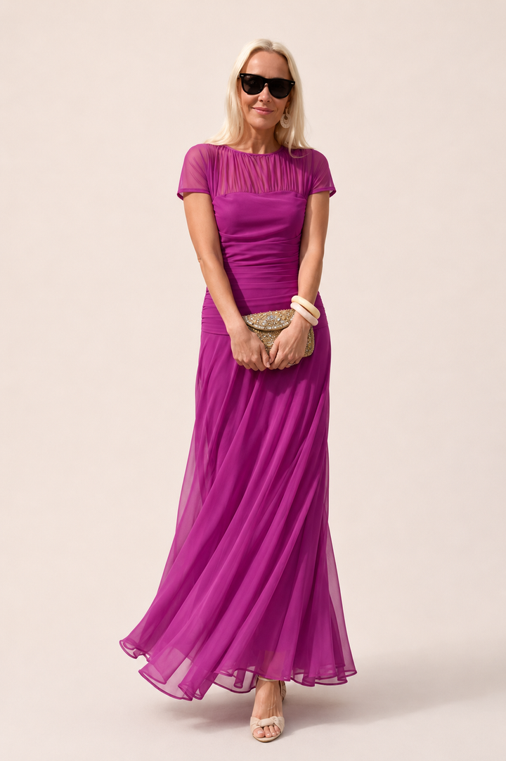 Elegant Lightweight Women's Chiffon Dress