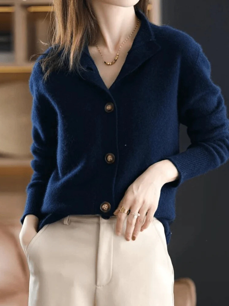 Cozy Classic Women's Button Cardigan