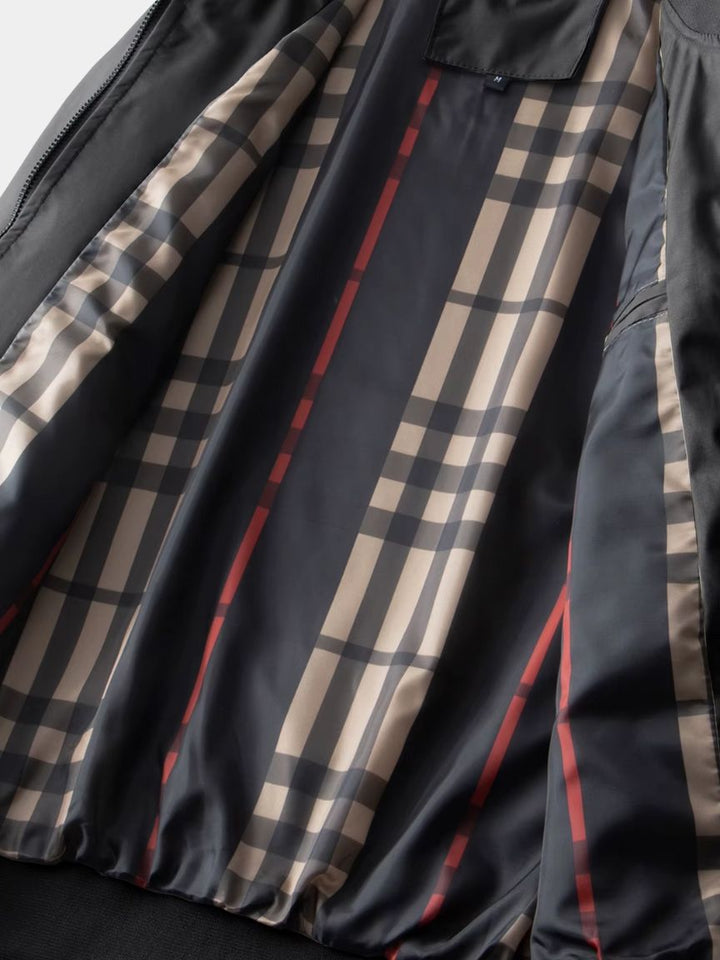 Men's Bomber Jacket Baseball Style - Casual Transitional Jacket with Premium Material