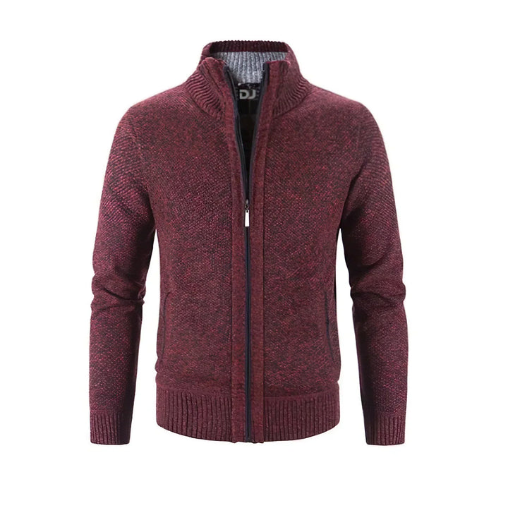 Men's Zip-Up Cardigan for Business and Casual Wear