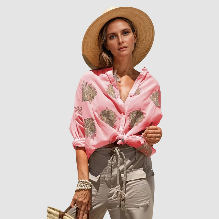 Elegant Breathable Women's Blouse