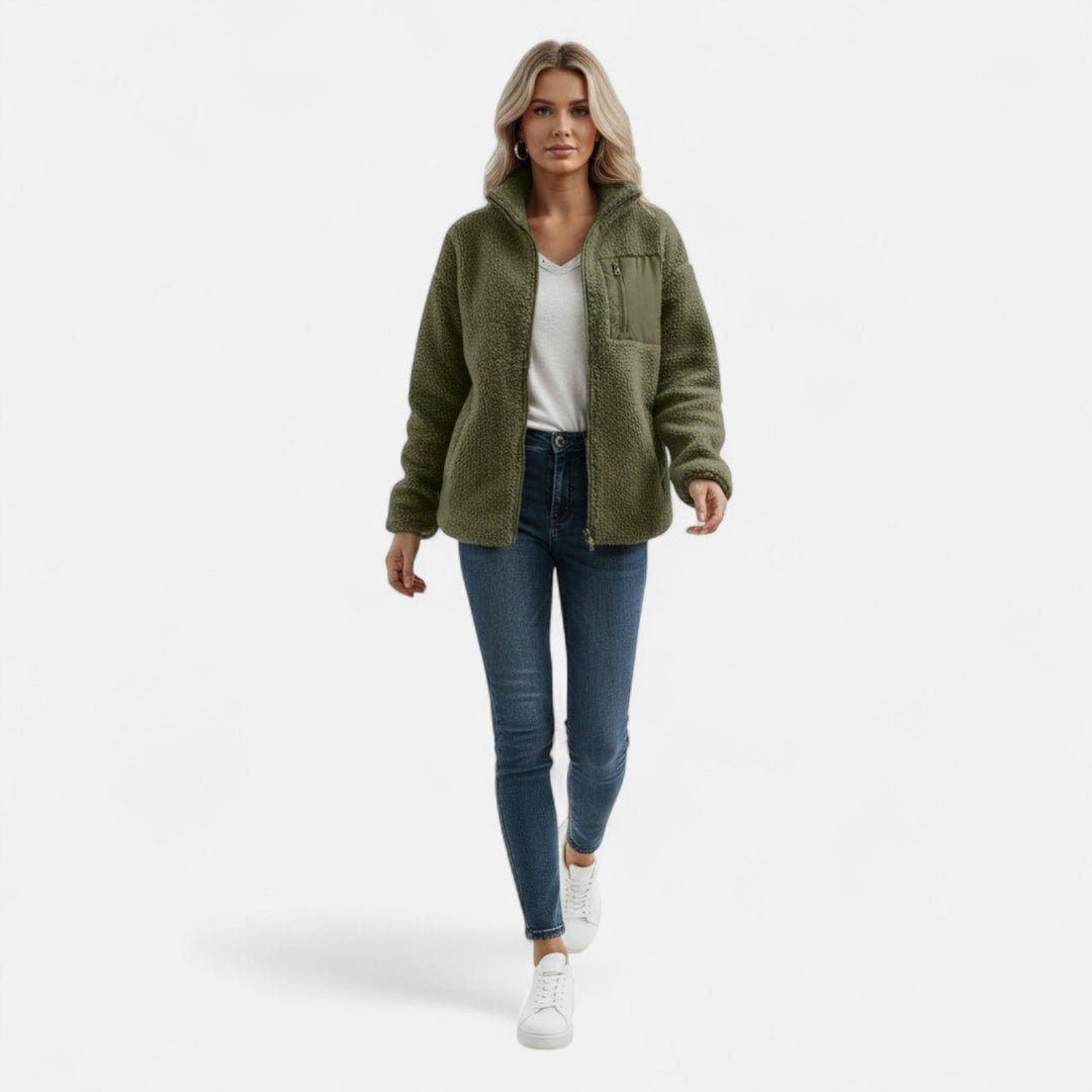 Elegant Warm Fleece Teddy Coat for Women