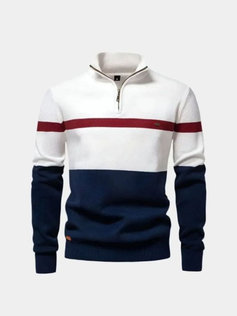 Quarter - Zip Jumper Sweater - Cross & Crown - Cross & Crown