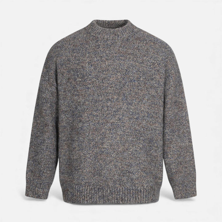 Classic Wool-Effect Men's Crew Neck Sweater