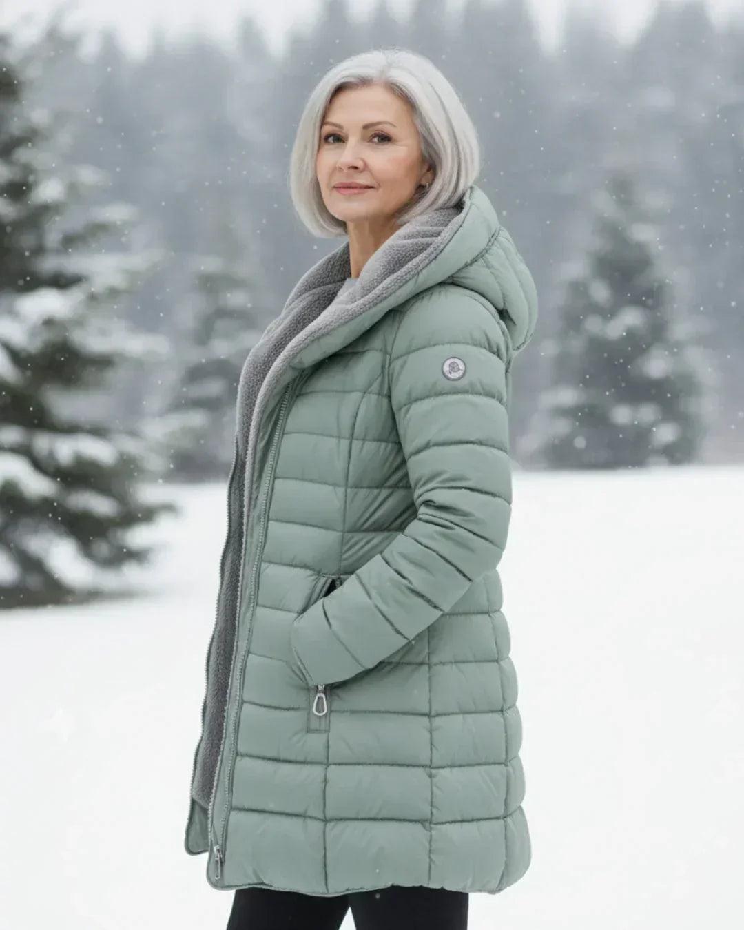 Warm Elegant Women's Padded Winter Jacket