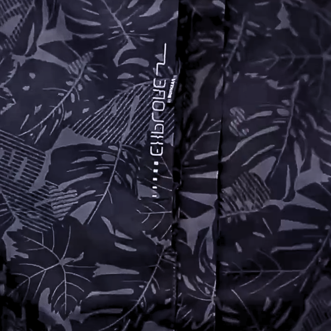 Waterproof Women's Summer Jacket with Leaf Print - Lightweight and Breathable