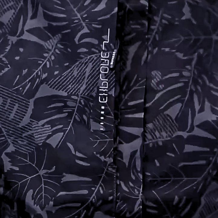 Waterproof Women's Summer Jacket with Leaf Print - Lightweight and Breathable