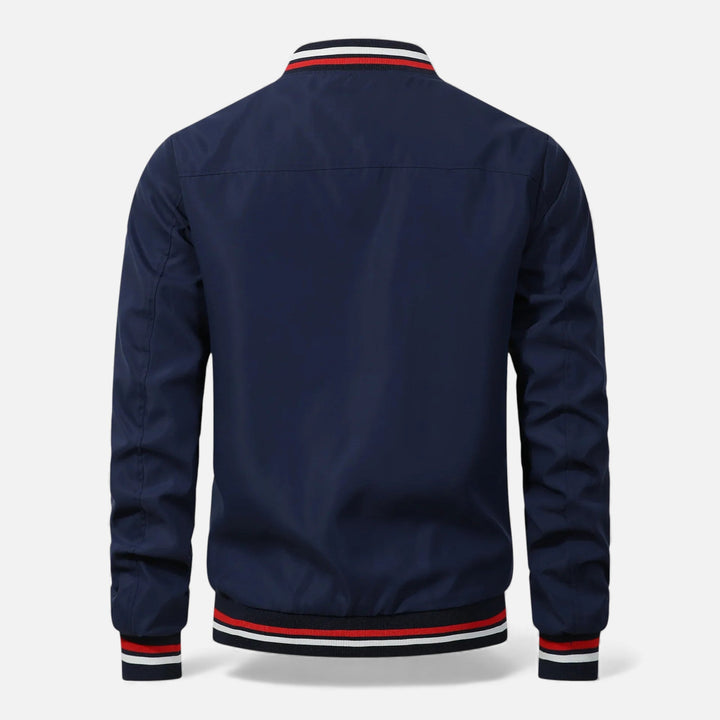 Warm Thick Men's Bomber Jacket for Fall and Winter