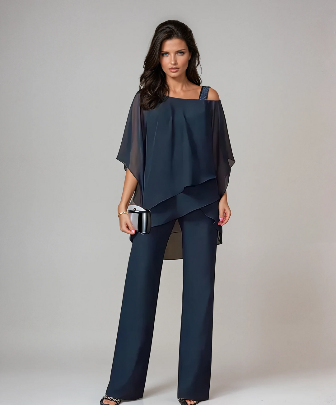 Elegant Layered Women's Two-Piece Set