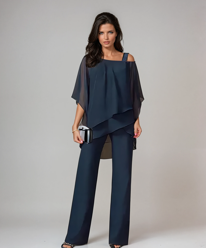 Elegant Layered Women's Two-Piece Set