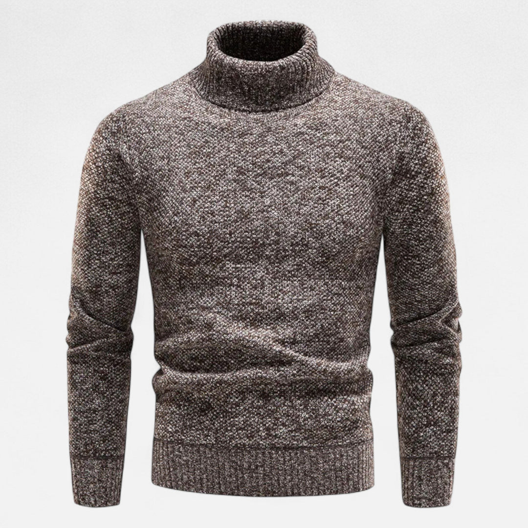 Men's Thick Knit Turtleneck Sweater