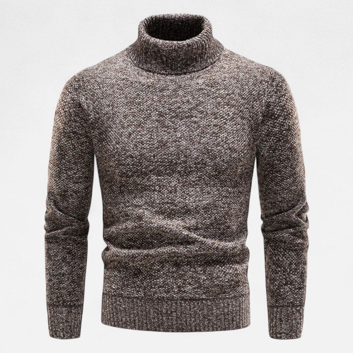 Men's Thick Knit Turtleneck Sweater