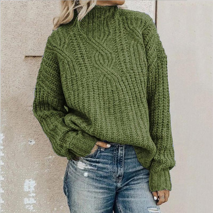 Elegant Women's Pullover - Versatile Knit Sweater for Business and Casual Wear