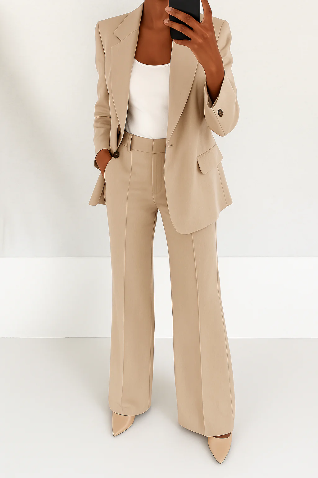 Elegant Professional Two-Piece Women's Suit