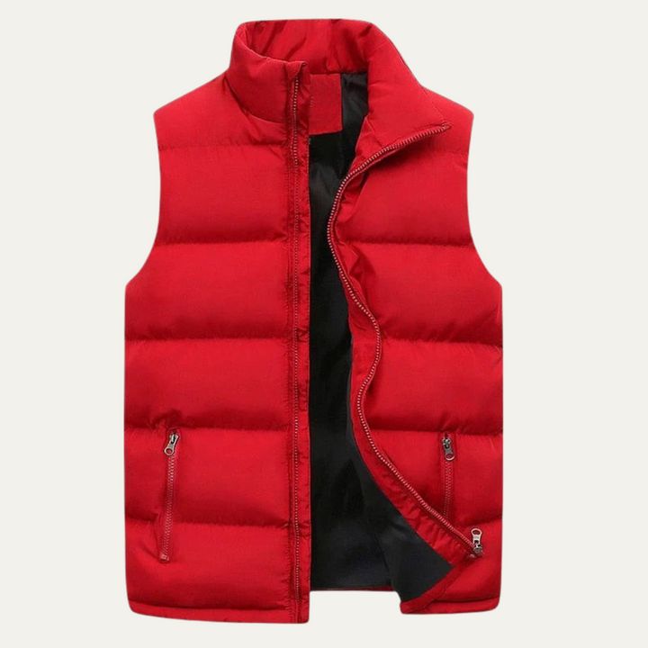 Warm Lightweight Men's Padded Puffer Vest