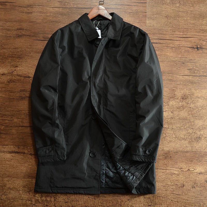 Weather-Resistant Men's Coastal Coat - Windproof and Water-Repellent