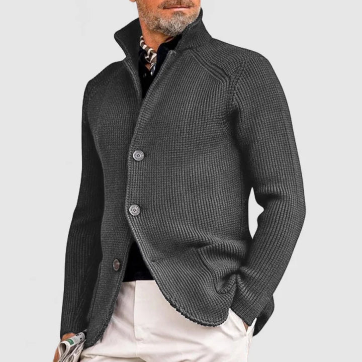Men's Classic Button-Front Cardigan