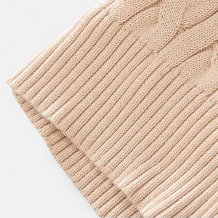 Men's Thick Turtleneck Pullover Sweater with Zipper