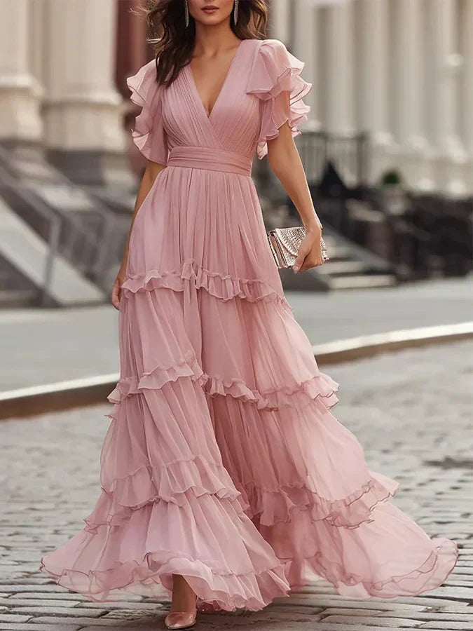Elegant Women's Wedding Maxi Dress