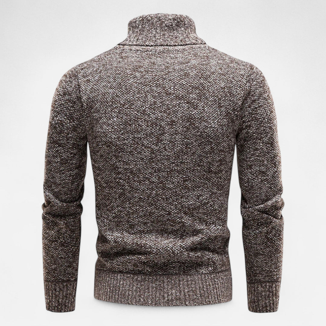 Men's Thick Knit Turtleneck Sweater