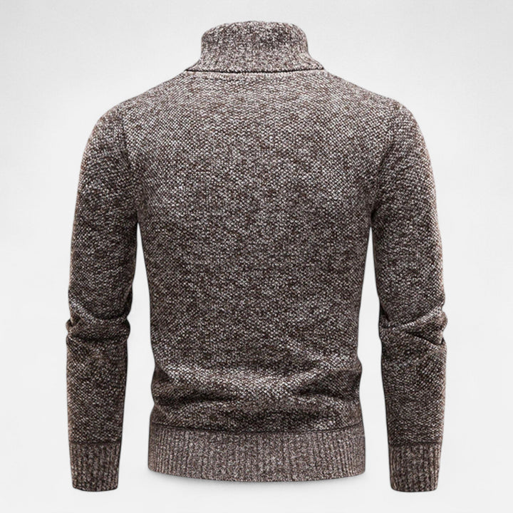 Men's Thick Knit Turtleneck Sweater