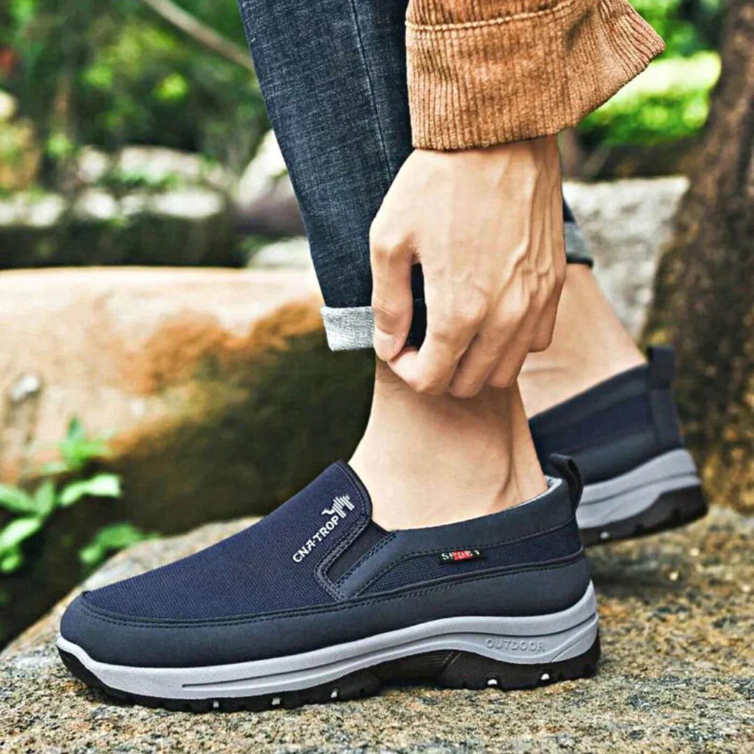 Orthopedic Men's Comfort Shoes - Ergonomic Insoles and Premium Leather