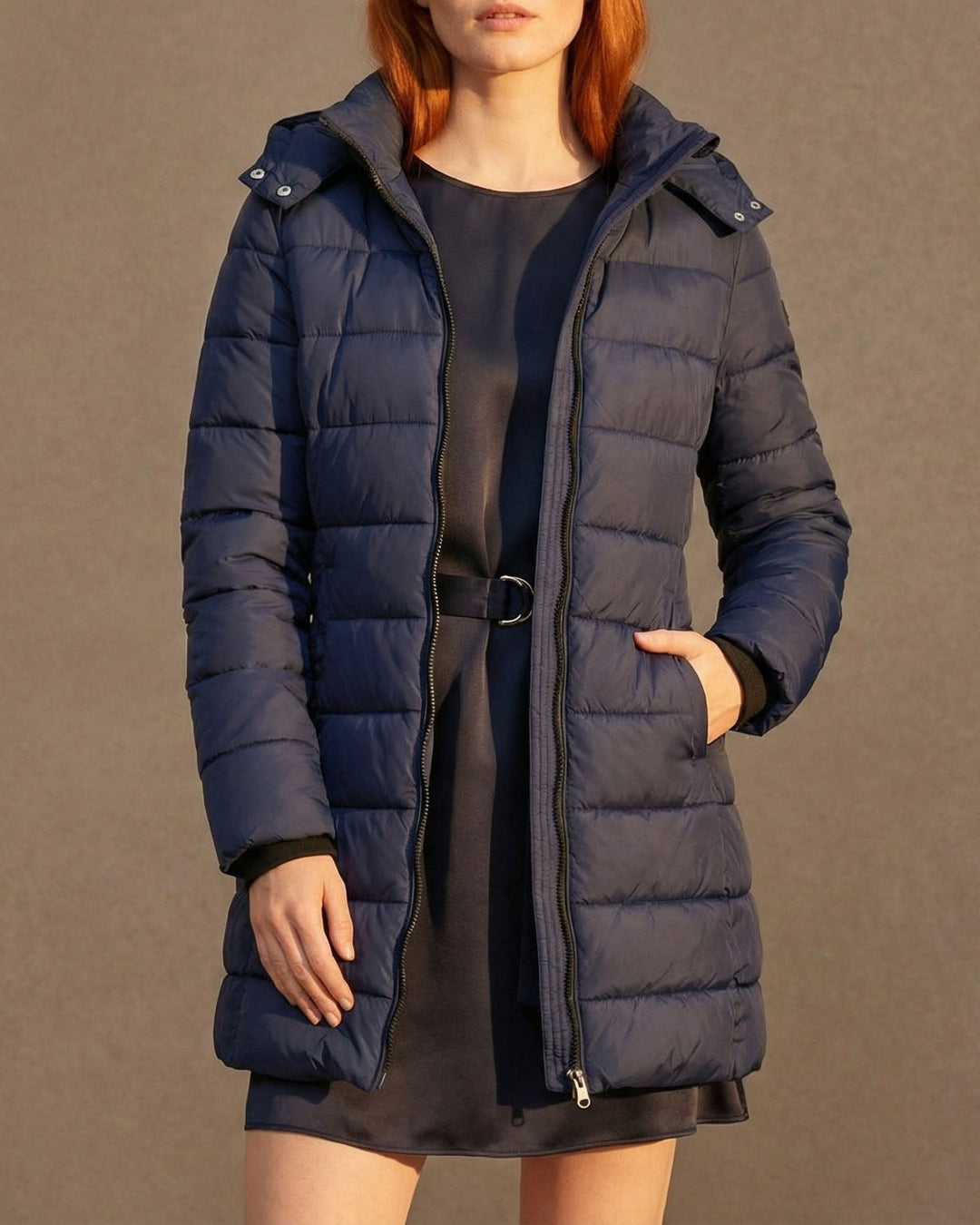 Warm Quilted Women's Puffer Coat